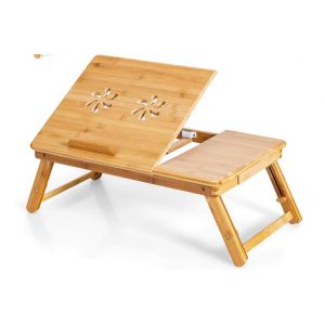 Support d&rsquo;ordinateur portable r&eacute;glable - Plateau de lit avec tiroir - Occasion