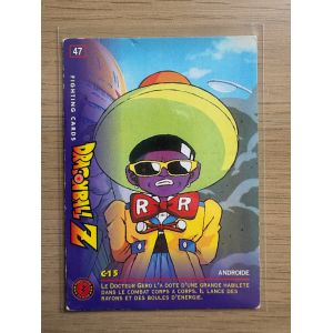 Carte 014 Dragon Ball Fighting Cards 47 Fr Dbz C-15 Non Grat&eacute;e Panini - Occasion