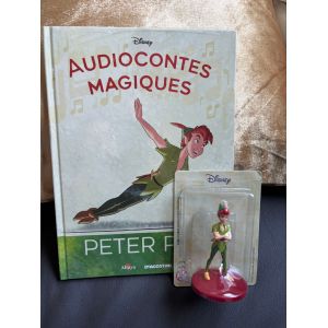 Figurine + Livre Peter Pan N 6 Les Audiocontes Magiques Disney Altaya - Occasion