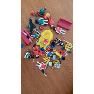 Lot De Playmobil Pêche, Chantier, Divers - Occasion