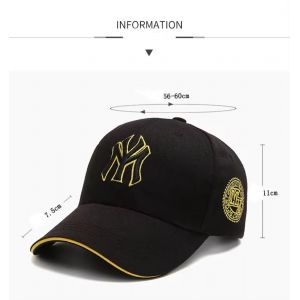 Casquette De Baseball New York Neuve- Noir-Jaune - Occasion