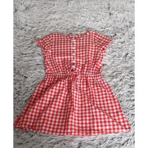 Robe Vichy Rouge 12 Ans Gémo - Occasion