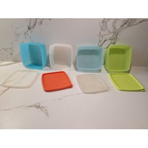 Lot De 4 Boites Conservation Tupperware 400 Ml - Occasion