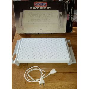 Chauffe-Plats Chromex &Agrave; Accumulation 220v-300 Watts - Fabriqu&eacute; En France (Ann&eacute;es 70/80) , 43x25cm Env - Occasion