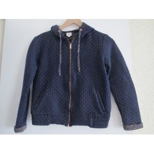 Sweat Bleu Et Or Little Karl Marc John Taille 14 Ans - Occasion