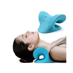 Relaxeur De Cou Et D'&eacute;paule, Dispositif De Traction Cervicale Pour Le Soulagement De La Douleur De Et L'alignement De La , (Bleu) - Occasion