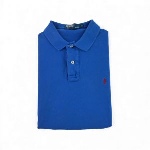 Reconditionné - Polo Manches Courtes Homme Bleu - Taille M - Homme - Bleu - Occasion