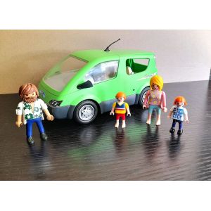 Playmobil family fun : famille en vacances avec voiture - Occasion
