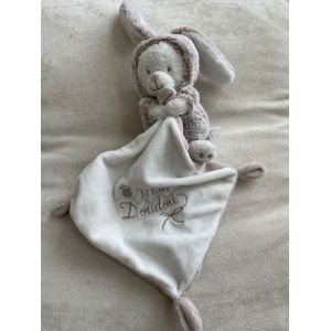 Mon Doudou ours lapin gemo nicotoy beige - Occasion