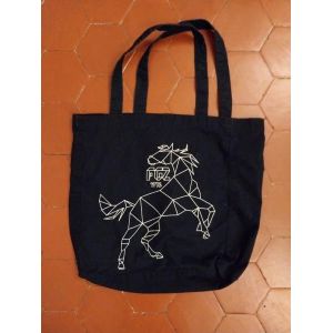 Tote Bag Coton Bleu Marine Fouganza - Occasion