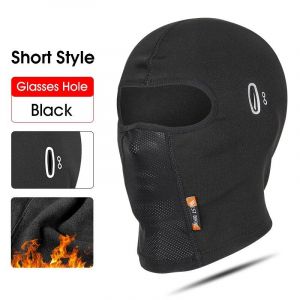Cagoule De Sport Coupe-Vent Respirante,Écharpe De Cyclisme,Chapeau Chaud,Masque D'hiver,Vêtements De Sauna,Casquette De Doublure De Casque De Moto,Vélo Vtt - Type Black Glasses Holes - Occasion