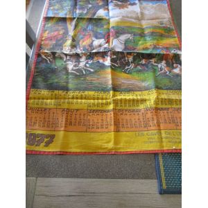 Torchon Calendrier 1977 - Occasion