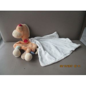 Doudou Girafe Cajou Mouchoir Sucre D'orge - Occasion