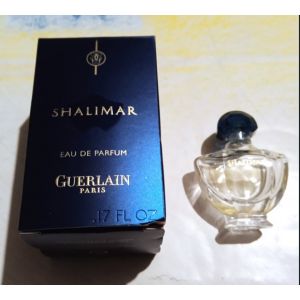 Miniature - Vide + Bo&icirc;te - Eau De Parfum - " Shalimar - Guerlain " - 5 Ml - Occasion