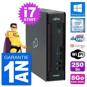 Mini PC Fujitsu Esprimo Q956 Intel i7-6700T RAM 8Go Disque 250Go Windows 10 Wifi - Occasion