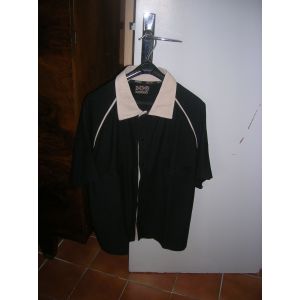 Chemise Kandoo Manches Courtes Coton L Noir - Occasion