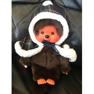 Peluche Kiki Monchhichi Hiver Noel 19cm - Occasion