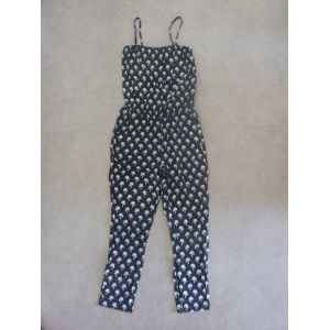 Combinaison Longue Légère Noire "Palmiers" Only - Taille 40 - Occasion