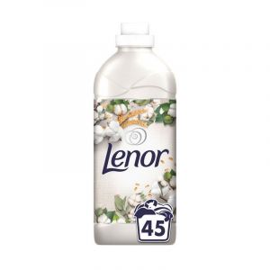 LOT DE 3 - LENOR Liquide adoucissant fleur de coton sans colorant 45 lavages - 1.035L - Occasion