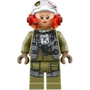 LEGO Star Wars Episode 8 VIII Resistance Pilot A-Wing Tallissan 'Tallie' Lintra sw0884 du set 75196 - Occasion