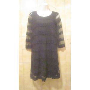 Robe Du Soir Neuve Avec Étiquette, Voile Transparent, Très Élégante, T. 36 - Occasion