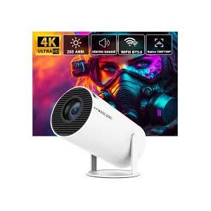 Magcubic Mini Projecteur 4K Portable - Bluetooth HY 300 Android 11 HD - 260ANSI - Occasion