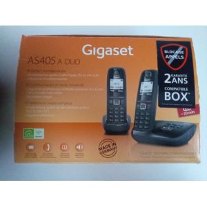 T&eacute;l&eacute;phone Gigaset AS405 duo avec r&eacute;pondeur - Occasion
