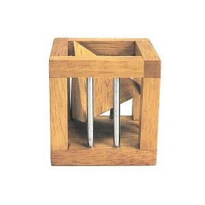 Casse Tete En Bois - N° 55 - Triangle En Cage Ou Pyramide Emprisonnee - Chez Hachette Collection - Occasion