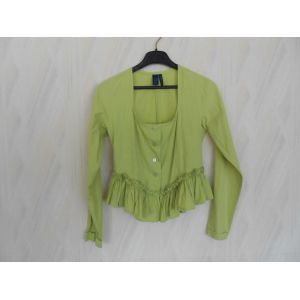Chemisier Gigli À Basque Vert Anis - Occasion