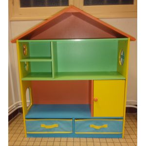 Bibliothèque Enfant Maison Multicolore - Occasion
