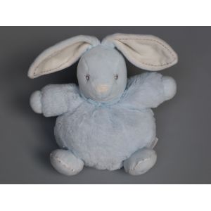 Doudou Lapin Boule Bleu Blanc Kaloo - Occasion