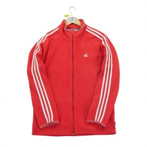 Reconditionné - Veste Polaire Homme Vintage Y2k Rouge - Taille M - Homme - Rouge - Occasion