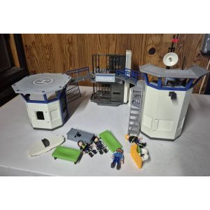 Playmobil 6919 commissariat de police avec prison city action - Occasion