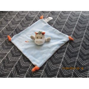 Doudou Plat Zèbre/Cheval Bleu Créativtoys - Occasion