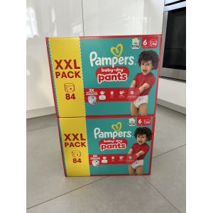 168 Couches Pampers Pants Baby Dry Taille 6 - Occasion