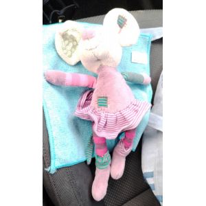 doudou souris Bukowski violette - Occasion
