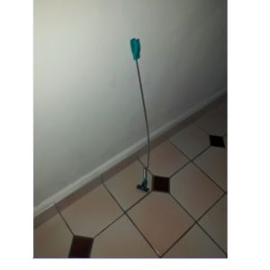 Tige Metal relever fil Guide Support Cordon Repassage fer à repasser se fixe à serrer à planche à repasser reste haut dans boucle supérieure métallique verticale hors de table en toute sécurité pratic - Occasion