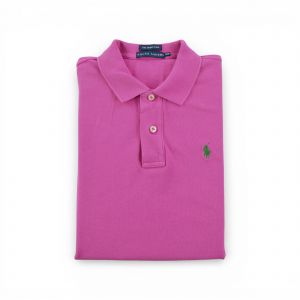 Reconditionn&eacute; - Polo Manches Courtes Femme Rose - Taille M - Femme - Rose - Occasion