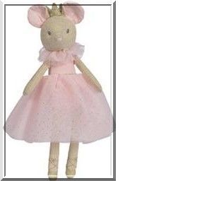 Doudou Souris Pommette Ballerine Peluche Jouet Poupee Petite Fille Danseuse - Occasion