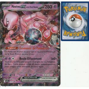 Carte Pokémon - Mewtwo Ex De La Team Rocket - 205 - Jumbo - Promo - Ev10 Rivalités Destinées - Occasion