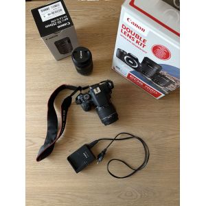Canon EOS 700D reflex 18 mpix + Objectif 18-55mm + Objectif 55-200mm - Occasion