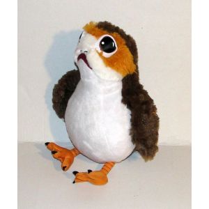 Peluche Star Wars Porg Les Nouveaux Amis De Chewbacca Doudou Oiseau Porg Disney 29 Cm - Occasion