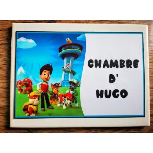 Jolie d&eacute;coration de chambre enfants Chambre d Hugo Pat Patrouille id&eacute;e cadeau no&euml;l naissance anniversaire neuve - Occasion