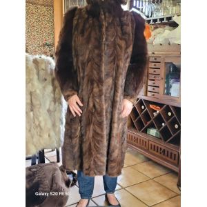 Manteau Fourrure Vison, Pierrot Le Loup - Occasion