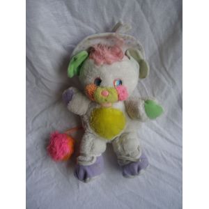 Popples En Peluche Vintage 30 Cm Blanc Mattel - Occasion