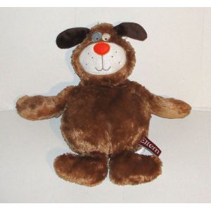 Doudou Chien Lapin Sigikid Eltern - Peluche Chien Marron Nez Orange 30 Cm - Occasion