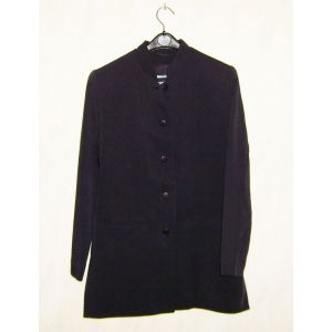 Veste Printemps Bleu Marine Col Officier - Occasion