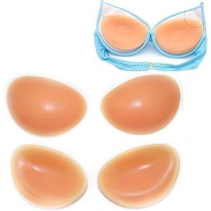 Paire De Volumateurs/Coussinets En Silicone Pour Soutien-Gorge Et Maillot De Bain, Push Up/Faux Seins - Occasion