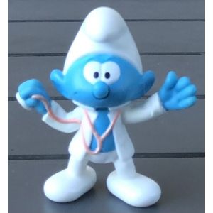 Figurine Schtroumpf Docteur Mcdonald'S 2018, Bd, Bande Dessin&eacute;e, Peyo, Smurf - Occasion
