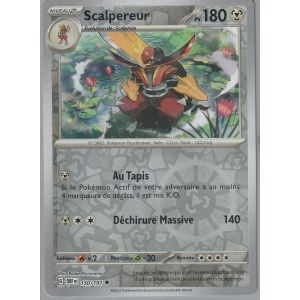 Carte Pok&eacute;mon - Scalpereur - 150/197 - Reverse - Ev3 Flammes Obsidiennes - Occasion